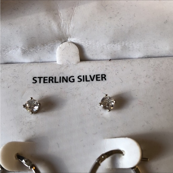 BRILLIANCE HOOPS AND SWAROVSKI STUDS NWT - Picture 13 of 15